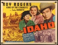6z697 IDAHO 1/2sh 1943 art of Roy Rogers & Trigger, Virginia Grey & The Sons of the Pioneers!