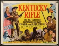 6z717 KENTUCKY RIFLE style A 1/2sh 1955 with his wits, weapons & women he faced victory or sudden death!