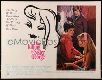 6z724 KILLING OF SISTER GEORGE 1/2sh 1969 Susannah York in lesbian triangle, Aldrich directed!