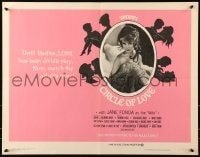 6z733 LA RONDE 1/2sh 1965 best image of naked Jane Fonda in bed, directed by Roger Vadim!