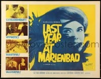 6z739 LAST YEAR AT MARIENBAD 1/2sh 1962 Alain Resnais' L'Annee derniere a Marienbad, pretty Seyrig!