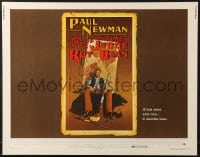 6z746 LIFE & TIMES OF JUDGE ROY BEAN 1/2sh 1972 John Huston, art of Paul Newman by Richard Amsel!
