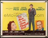 6z779 MAN IN THE GRAY FLANNEL SUIT 1/2sh 1956 Gregory Peck, Jennifer Jones, Fredric March!