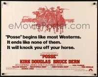 6z834 POSSE 1/2sh 1975 Kirk Douglas, it begins like most westerns but ends like none of them!