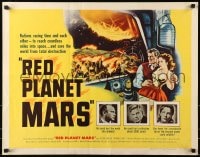 6z855 RED PLANET MARS 1/2sh 1952 nations race time to save the world from total destruction!