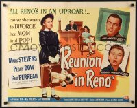 6z857 REUNION IN RENO style A 1/2sh 1951 Mark Stevens, Peggy Dow, she wants to divorce mom & pop!