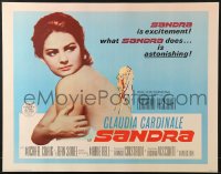 6z877 SANDRA 1/2sh 1966 Luchino Visconti, sexy Claudia Cardinale loves her brother too much!