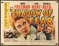 6z886 SHADOW OF FEAR 1/2sh 1956 Albert S. Rogell's Before I Wake, Mona Freeman & Jean Kent!