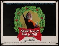 6z895 SILENT NIGHT EVIL NIGHT 1/2sh 1974 this gruesome image will make your skin crawl!