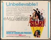 6z918 STAR 1/2sh 1968 Julie Andrews, Robert Wise, Richard Crenna, Daniel Massey, great image!