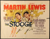 6z921 STOOGE style A 1/2sh 1952 artwork of singing vaudeville team Dean Martin & Jerry Lewis!