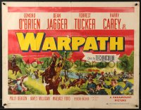 6z971 WARPATH style B 1/2sh 1951 Edmond O'Brien, Dean Jagger, soldiers vs. Native Americans!