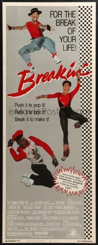 6z060 BREAKIN' insert 1984 break-dancing Shabba-doo dances for his life, rock it to lock it!