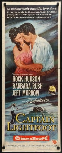 6z071 CAPTAIN LIGHTFOOT insert 1955 Rock Hudson, Barbara Rush, filmed entirely in Ireland!