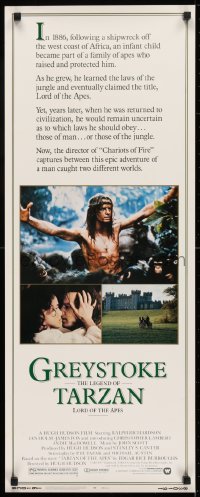 6z161 GREYSTOKE insert 1983 great images of Christopher Lambert as Tarzan, Lord of the Apes!