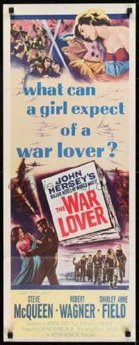 6z429 WAR LOVER insert 1962 Steve McQueen & Robert Wagner loved war like others loved women!