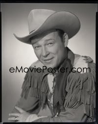 7a044 ROY ROGERS 8x10 negative + unretouched proof 1951 great portrait of the famous cowboy star!