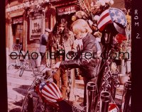 7a182 EASY RIDER 4x5 transparency 1969 Peter Fonda with motorcycle by long haired hippie!
