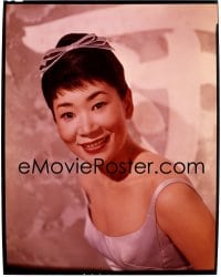 7a102 FLOWER DRUM SONG 8x10 transparency 1962 smiling portrait of picture bride Miyoshi Umeki!