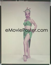 7a108 GLORIA DEHAVEN 8x10 transparency 1955 full-length leggy cheesecake portrait from Girl Rush!