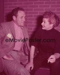 7a228 LUCILLE BALL 4x5 transparency 1950s great candid image taking a smoke break!