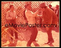 7a339 McLINTOCK group of 4 4x5 transparencies 1963 John Wayne fighting + other great scenes!