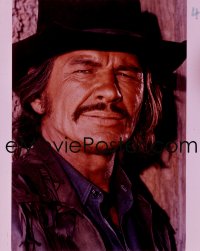 7a245 RED SUN 4x5 transparency 1972 super close portrait of tough cowboy Charles Bronson!