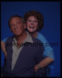 7a395 ROPERS/THREE'S A CROWD group of 2 4x5 transparencies 1979-1984 Cadorette, Fell, Audra Lindley