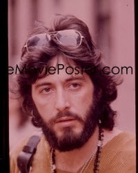 7a250 SERPICO 4x5 transparency 1974 best close up of undercover cop Al Pacino used on the posters!