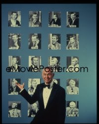 7a377 TONIGHT SHOW group of 3 4x5 transparencies 1984 great images of Johnny Carson over 22 years!