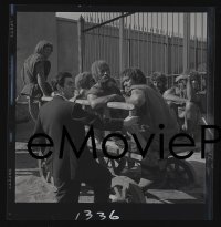 7a072 SPARTACUS group of 12 2x2 negatives 1960 Kubrick, Kirk Douglas, Tony Curtis, all candids!