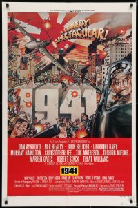 7b007 1941 style D 1sh 1979 Spielberg, art of John Belushi, Dan Aykroyd & cast by McMacken!