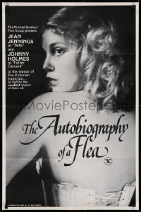 7b069 AUTOBIOGRAPHY OF A FLEA special poster 1976 John Holmes, b/w image of Jennings w/ back turned!