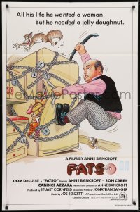 7b298 FATSO int'l 1sh 1980 Dom DeLuise goes on a diet, directed by Anne Bancroft, best image!