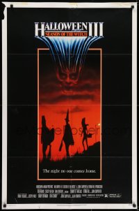 7b370 HALLOWEEN III 1sh 1982 Season of the Witch, horror sequel, the night no one comes home!