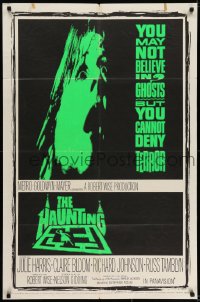 7b380 HAUNTING 1sh 1963 you may not believe in ghosts but you cannot deny terror!