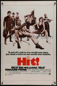 7b391 HIT 1sh 1974 Billy Dee Williams w/giant bazooka, Richard Pryor, Paul Hampton!