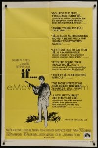 7b412 IF 1sh 1969 introducing Malcolm McDowell, Christine Noonan, Lindsay Anderson!