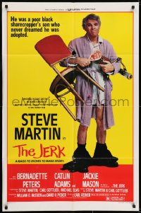 7b445 JERK style B 1sh 1979 Steve Martin is the son of a poor black sharecropper!