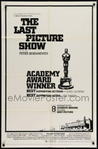 7b477 LAST PICTURE SHOW awards 1sh 1971 Peter Bogdanovich, Jeff Bridges & Cybill Shepherd