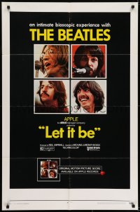 7b490 LET IT BE 1sh 1970 The Beatles, John Lennon, Paul McCartney, Ringo Starr, George Harrison!