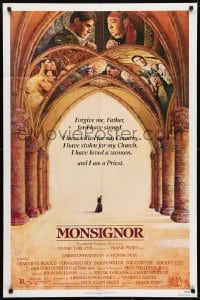 7b564 MONSIGNOR 1sh 1982 religious Christopher Reeve, Genevieve Bujold, Frank Perry