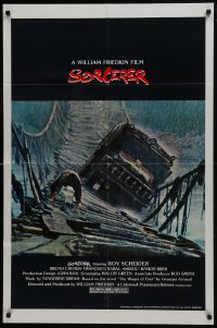 7b767 SORCERER 1sh 1977 William Friedkin, Roy Schieder, Georges Arnaud's Wages of Fear!