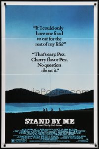 7b778 STAND BY ME 1sh 1986 Phoenix, Feldman, O'Connell, Wheaton, Sutherland, cherry Pez, rated!