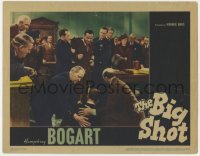 7c317 BIG SHOT LC 1942 great image of tough Humphrey Bogart being restrained in courtroom!