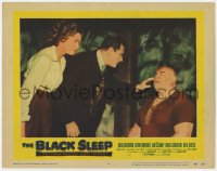 7c327 BLACK SLEEP LC #4 1956 c/u of Herbert Rudley & Patricia Blake with undead Tor Johnson!
