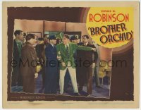 7c352 BROTHER ORCHID LC 1940 police take away Ralph Bellamy as gang members glare at him!