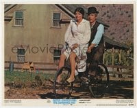 7c361 BUTCH CASSIDY & THE SUNDANCE KID LC #3 1969 Paul Newman & Katharine Ross on bicycle!