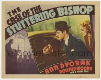 7c373 CASE OF THE STUTTERING BISHOP Other Company LC 1937 Ann Dvorak by Donald Woods as Perry Mason!