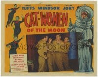 7c381 CAT-WOMEN OF THE MOON LC 1953 Marie Windsor comes between Sonny Tufts & Victor Jory!